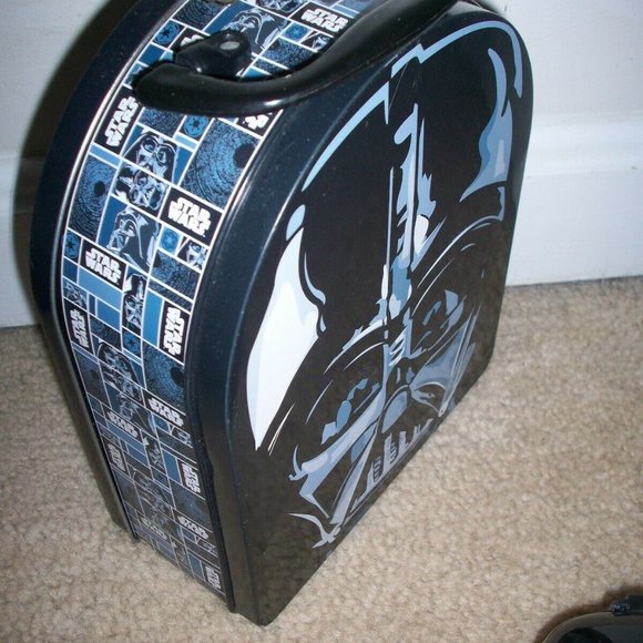 Star Wars Toy Lot Micro Machines Mini Heads Darth Vader Trooper Tin Box, Figures - Picture 14 of 14